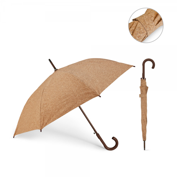 Guarda-chuva em cortiça