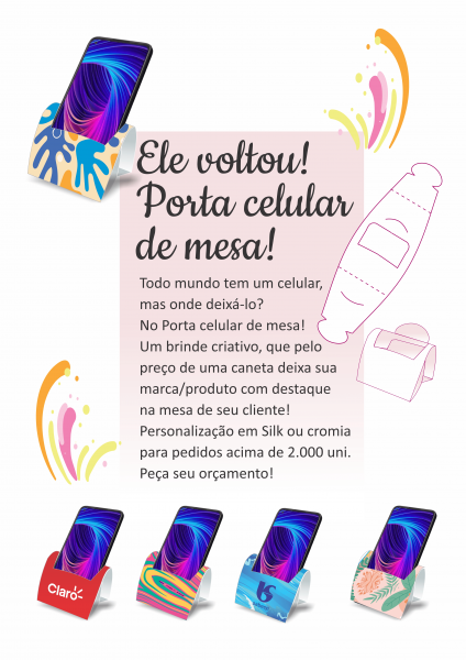 Porta Celular de Mesa