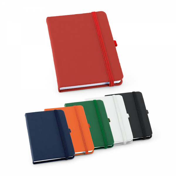 Caderno A6 em c. sintético