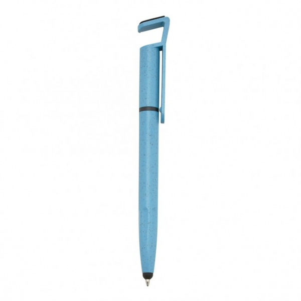Caneta Fibra de Bambu Touch com Suporte