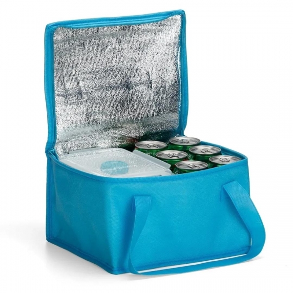 Bolsa Térmica 10 Litros – Brinde para Empresas  Brinde – Bolsa térmica 10 litros em TNT com alças laterais para mãos.