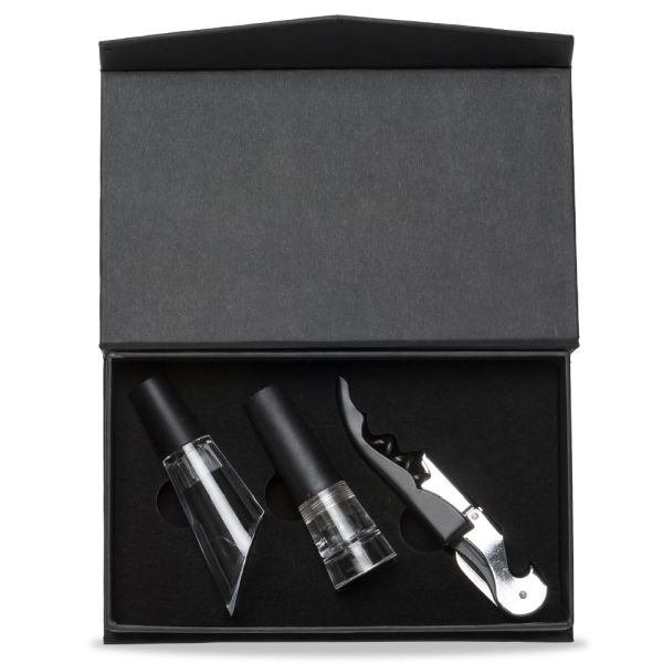 Kit Abridor de Vinho - 3 peças - Brinde para Presente