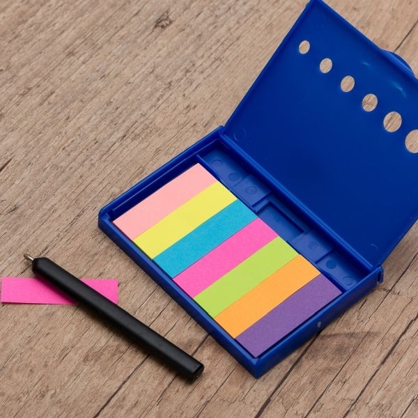 Kit Bloco de Anotações Autoadesivos com Caneta - Brinde