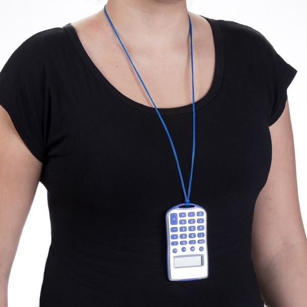 Calculadora Plástica com Cordão - Brinde para Empresas