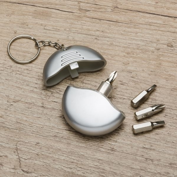 Chaveiro Kit Ferramentas – 2 Chaves de Fenda + 2 Philips - Brinde