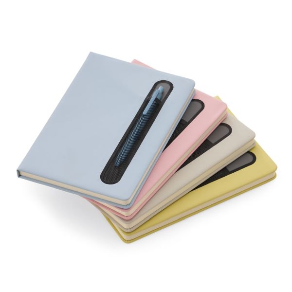 Caderno de Anotações com Suporte para Caneta - Brinde Corporativo