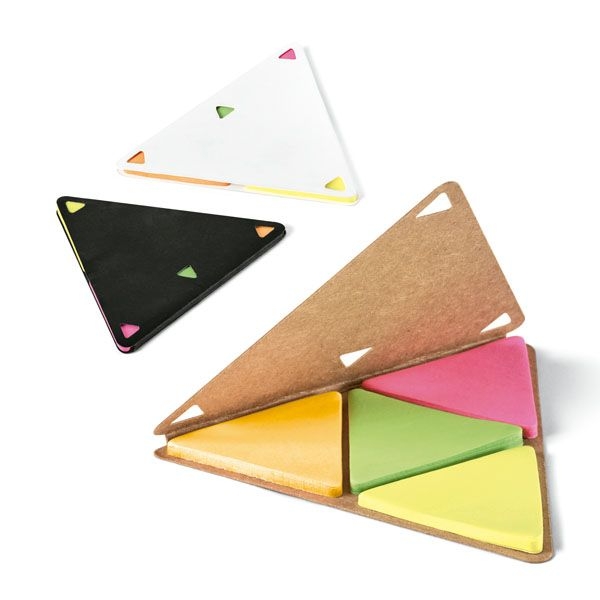 Bloco de Anotações - Triangular Colorido - Brinde para Clientes