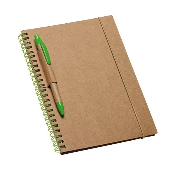 Caderno Capa Dura com Suporte para Caneta - Brinde Corporativo