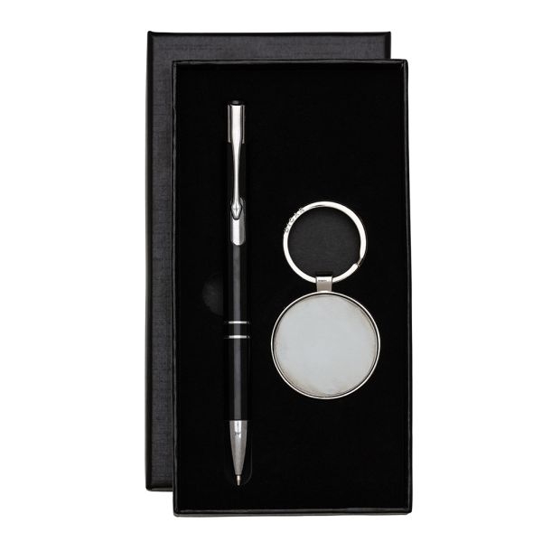 Kit Caneta e Chaveiro - Brinde Corporativo