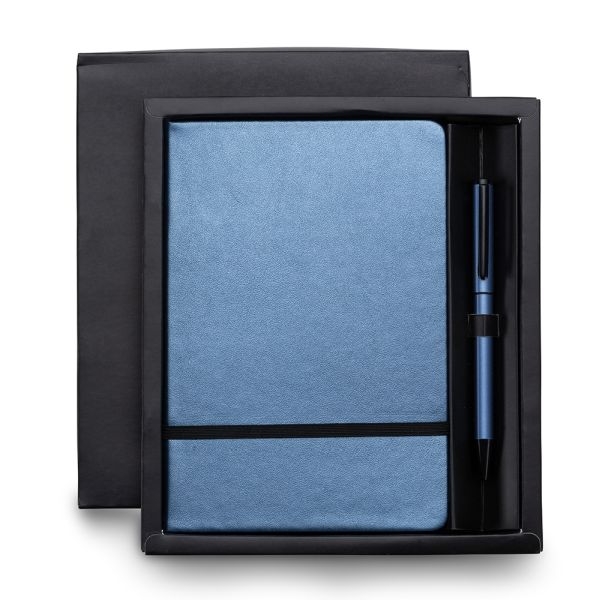 Kit Executivo - Caderno de Anotações + Caneta - Brinde Corporativo