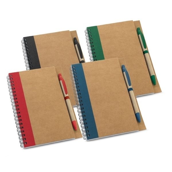 Caderno ECO com Caneta - Brinde Ecológico