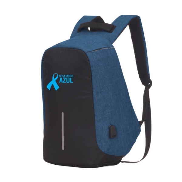 Mochila Notebook Antifurto - Novembro Azul