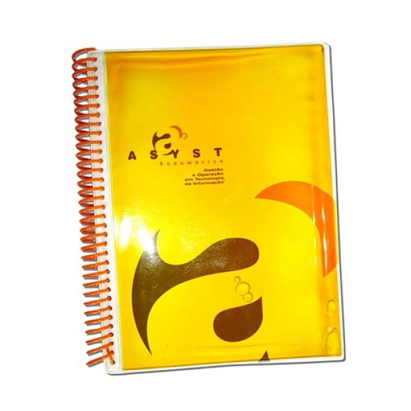 Caderno Capa em Gel - Brinde Corporativo