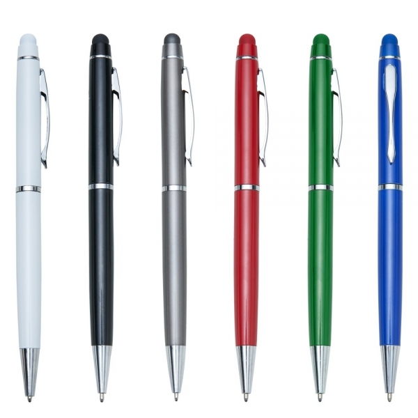 Caneta Semimetal Touch - Brinde para Empresas